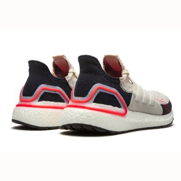 ADIDAS Ultraboost 19 Navy blue Chalk White Sneakers sz 11.5 Men's Shoes - Picture 3 of 10